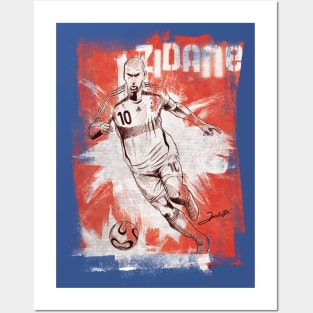 Legend Zidane Posters and Art